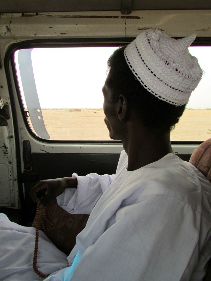 Sufi caravan through the sands of Sudan