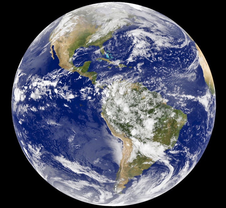 This stunning view of the Americas was captured on Earth Day, April 22, 2014, by the NASA/NOAA GOES Project at NASA’s Goddard Space Flight Center in Greenbelt, Maryland.