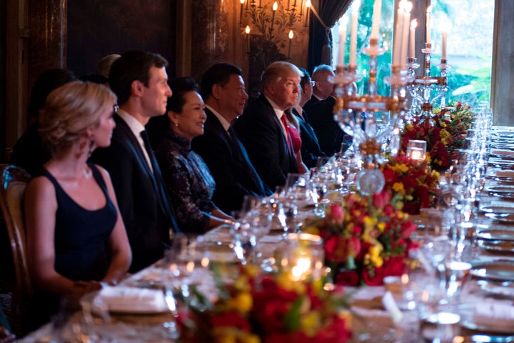 Donald Trump and Chinese President Xi Jinping had dinner at Mar-a-Lago last Thursday. 