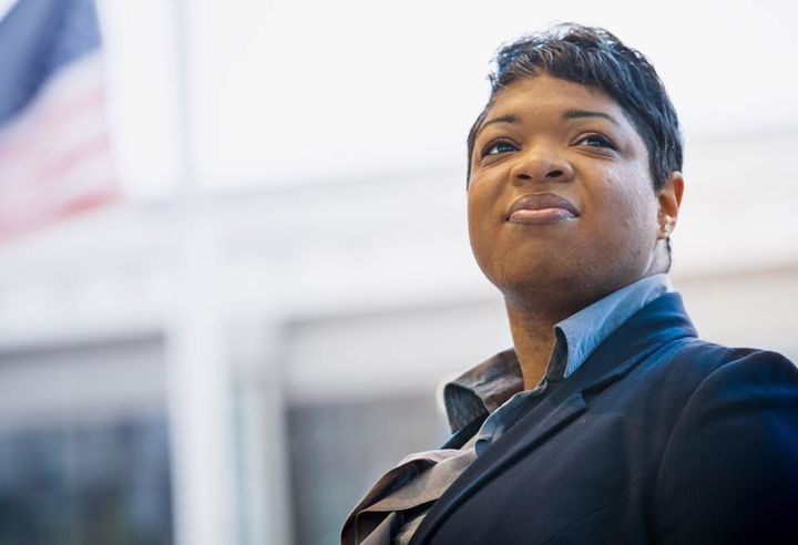Democrat Chemberly Cummings just became the first black member of Normal Town Council in Illinois.
