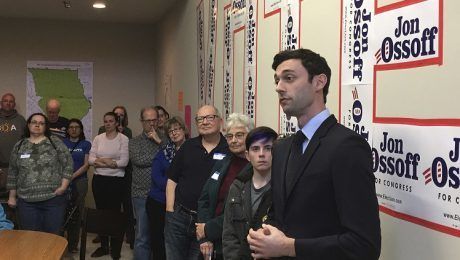 Though Georgia Democratic congressional candidate Jon Ossoff has raised $8.3 million in three months, he faces millions in outside group attacks leading up to the special election. 