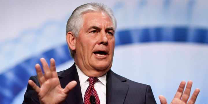 Former Exxon Mobil CEO and current Secretary of State Rex Tillerson. Not that there’s a conflict of interest or anything. 