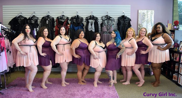 Models wearing our lingerie size 22, 24, 26 and 28. Lingerie is for ALL bodies. 