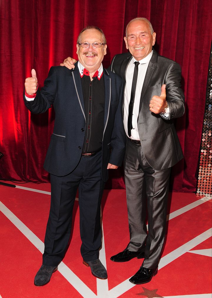 Tommy with his comedy partner, Bobby Ball 