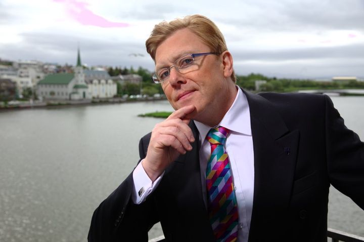 Jón Gnarr, former Mayor of Reykjavík, as the mayor in his TV show, The Mayor
