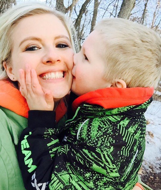 Kate Swenson's 6-year-old son, Cooper, has severe autism and is nonverbal. He loves listening to trains, jumping and being tickled. 
