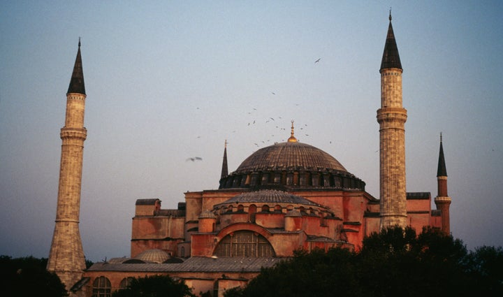 Hagia Sophia in Istanbul, Turkey.