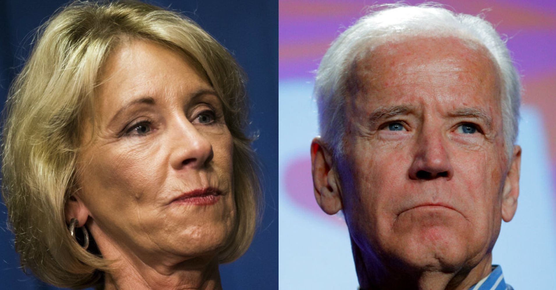 joe-biden-has-some-strong-words-for-betsy-devos-huffpost