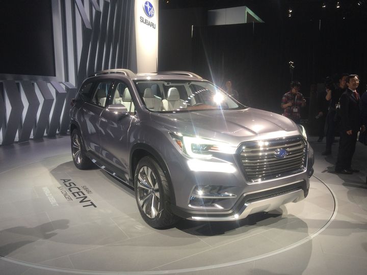 Subaru will offer a three-row SUV called Ascent, based on this concept. photo: Shane Kite