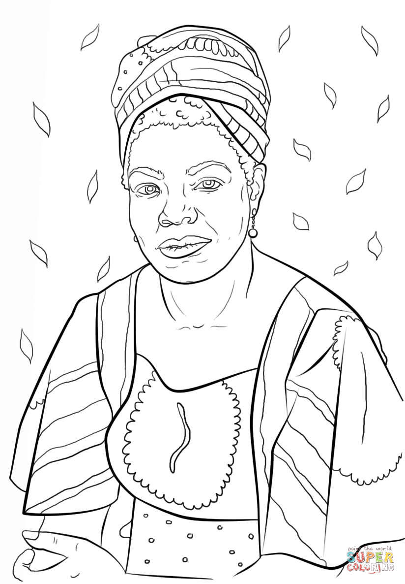 african village coloring pages