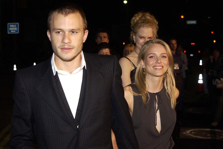 Heath Ledger, Naomi Watts and Nicole Kidman during "The Ring" premiere. 