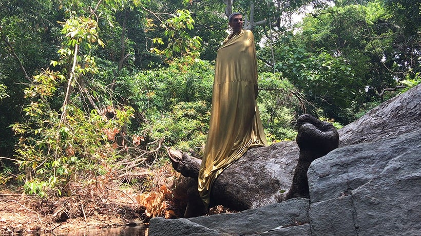 Angelo Plessas, Performance, 5th Manifesto reading, within the framework of Eternal Internet Brother/Sisterhood, Sri Lanka, 2