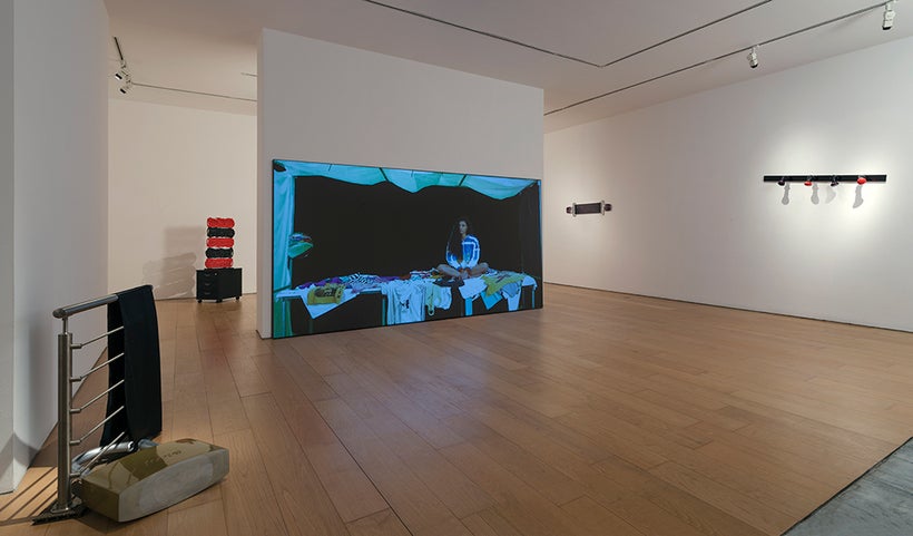Rallou Panagiotou, Incorporeal Bundles, installation view, Bernier/Eliades, 2017. Courtesy of Bernier/Eliades. Photo: Boris K