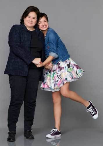 <p> “Andi Mack” creator Terri Minsky with Peyton Elizabeth Lee, who plays the title character in this new Disney Channel series </p>