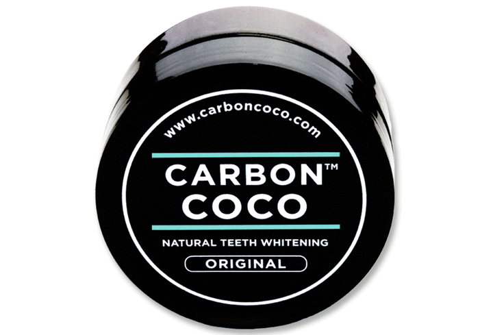 Activated charcoal tooth polish, <a href="https://carboncoco.com/products/carbon-coco-activated-charcoal" target="_blank">$39.95 at Carboncoco.com</a>