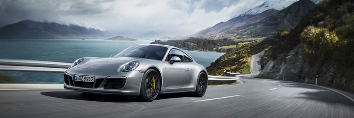 The Porsche Carrera 4 GTS with PDK transmission gets to 60 mph in 3.4 seconds. photo: Porsche