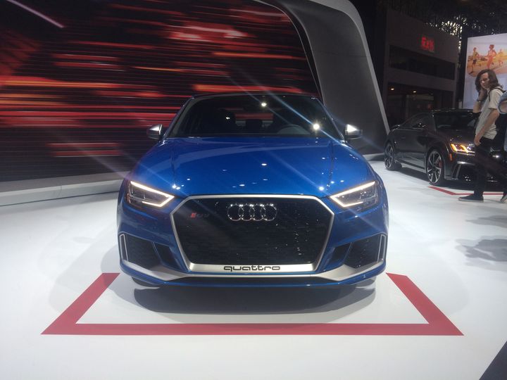 The Audi RS3 makes is N. American debut. photo: Shane Kite