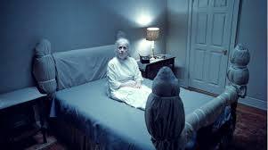 A still image from the iconic film “The Exorcist” 