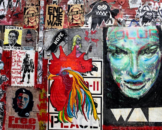 <p><strong>End the War, Los Angeles 2014, Inkjet print mounted on Dibond</strong></p>