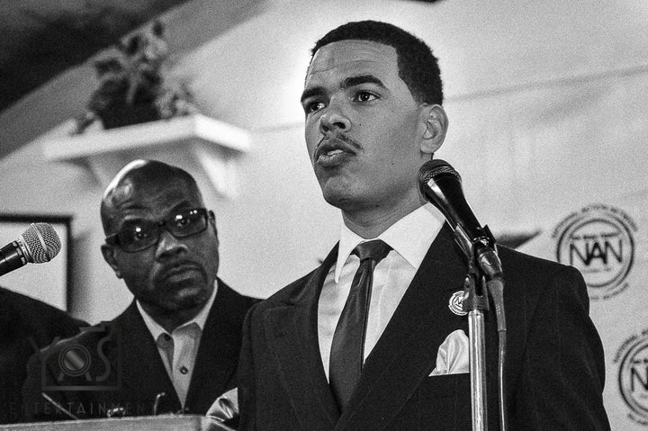 <p>Rev. Shane Harris, National Action Network San Diego President </p>