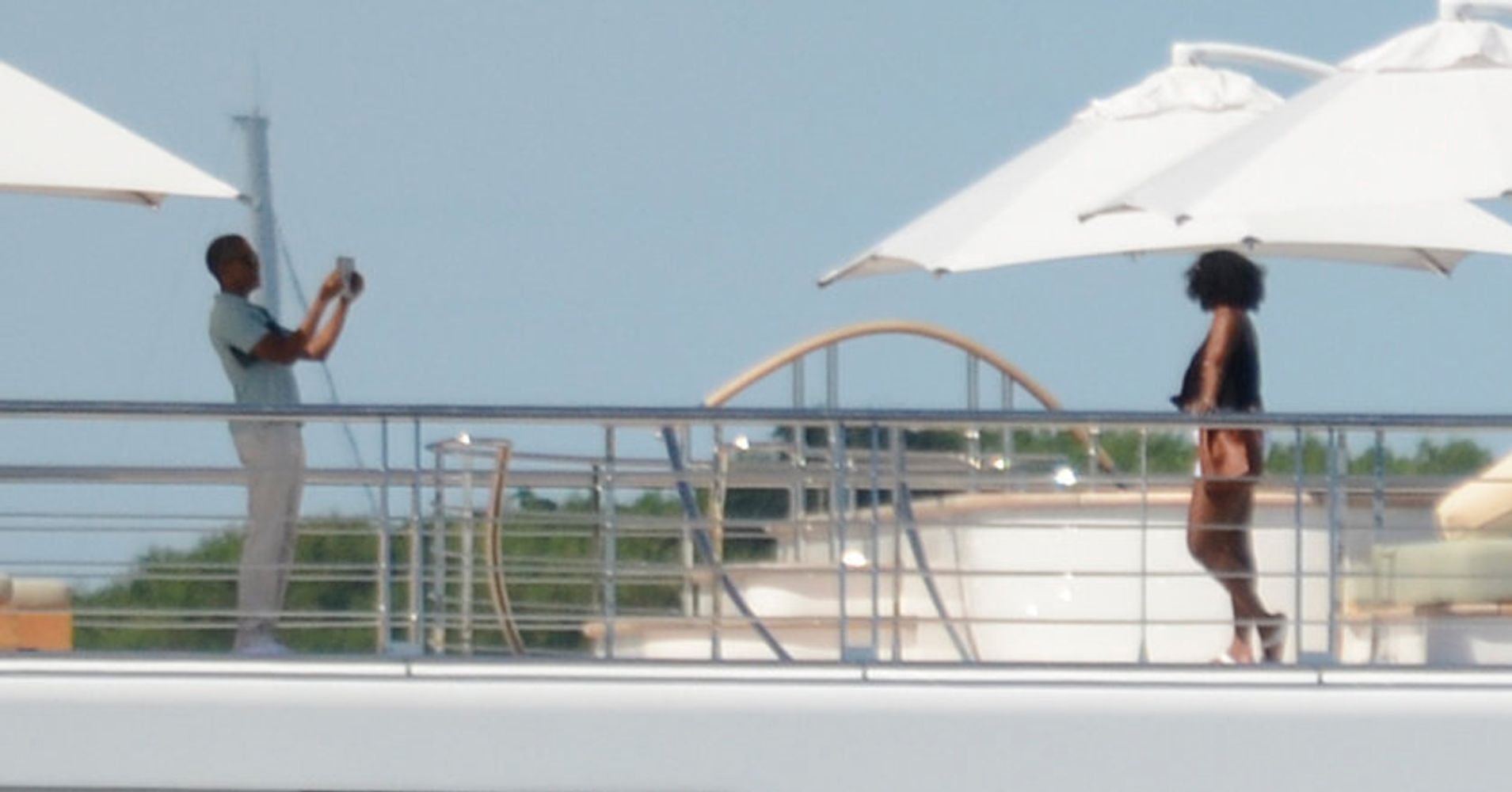 Barack Obama Took A Vacation Photo Of Michelle And The Internet Loves It | HuffPost1907 x 1000