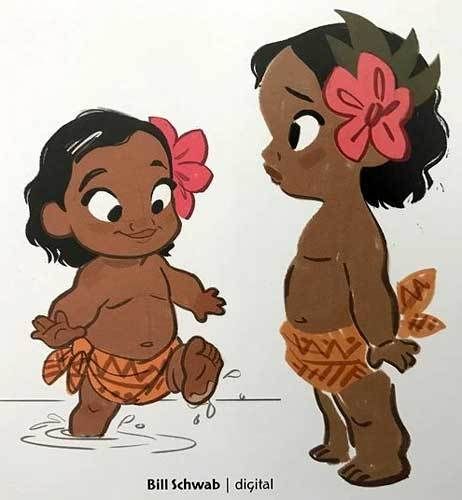 How Baby Moana Went From Being A Test Subject To A Scene Stealer In Walt Disney Animation Studio S Latest Hit Huffpost