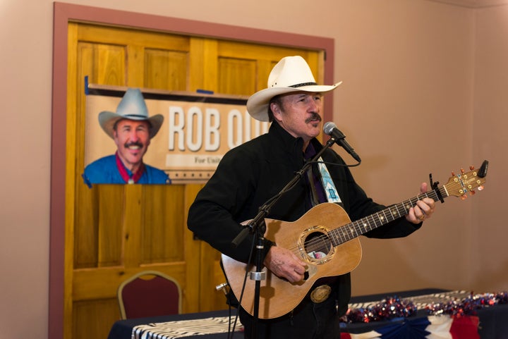 Montana Democrat Rob Quist campaigns on March 10, 2017 in Livingston, Montana. Quist is campaigning for the House of Representatives seat vacated by newly appointed Interior Secretary Ryan Zinke in a special election that will take place on May 25, 2017. Quist, 69, is a popular singer and songwriter who performed with the Mission Mountain Wood Band.