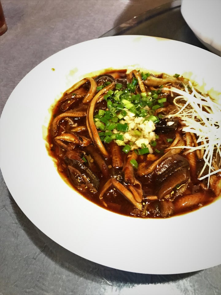 <p>Stewed Shredded Eel</p>