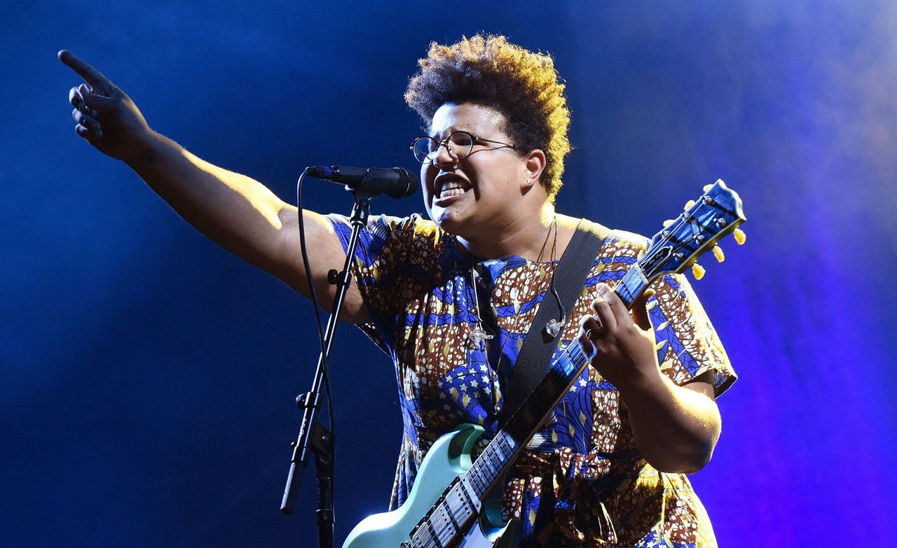 Brittany Howard performs during an Alabama Shakes show at a 2016 music festival.