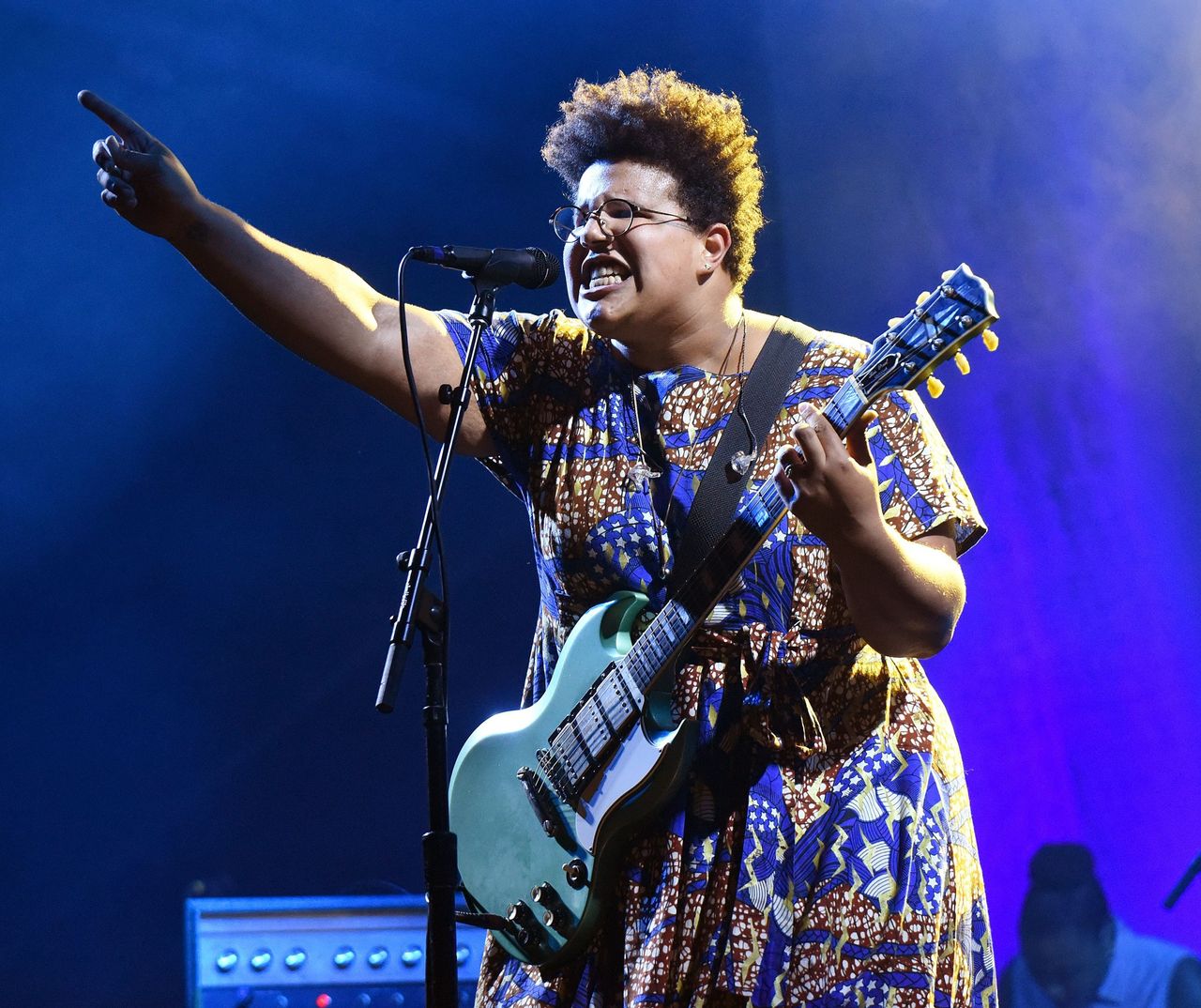 Brittany Howard performs during an Alabama Shakes show at a 2016 music festival.