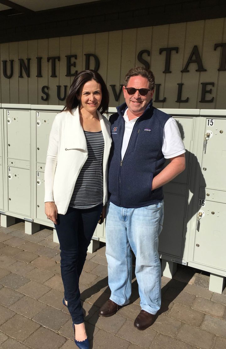Facebook executive Sheryl Sandberg faced judgment on social media when it was revealed she was dating an old friend, Bobby Kotick, right, 10 months after her husband died.