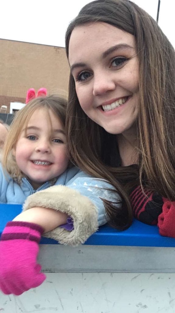 Lucinda with Valerie.