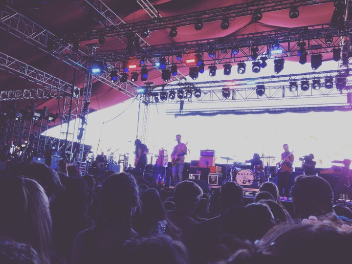 Kaleo performing at Weekend 1 of the Coachella Valley Music and Arts Festival 2017.