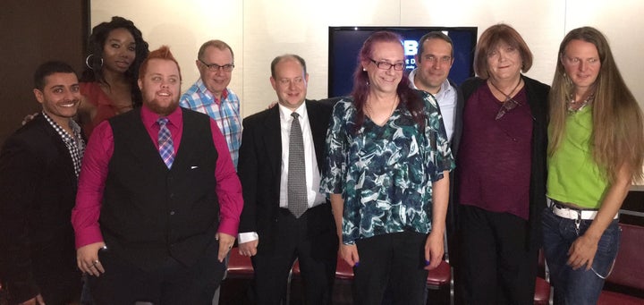 CBS Entertainment Transgender Talent Panel (L to R): Shaan Dasani, Amira Gray, Katerick Lash, Gary Marsh, Nathan Wildes, Ann Thomas, Russell Boast, Gillian Cameron, Maximilliana