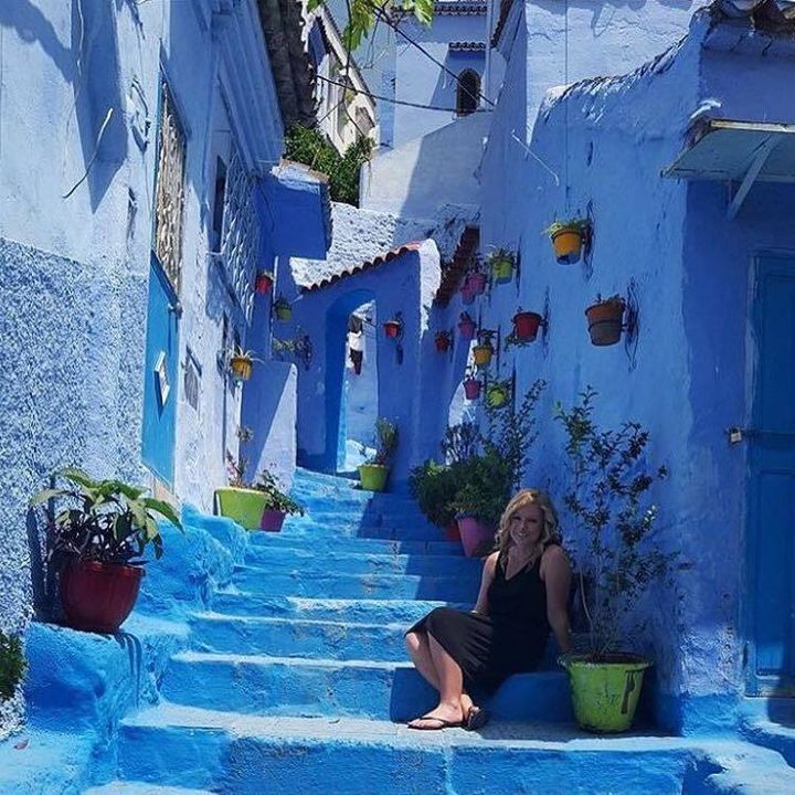 The blue lanes of Chefchaouen, Morocco