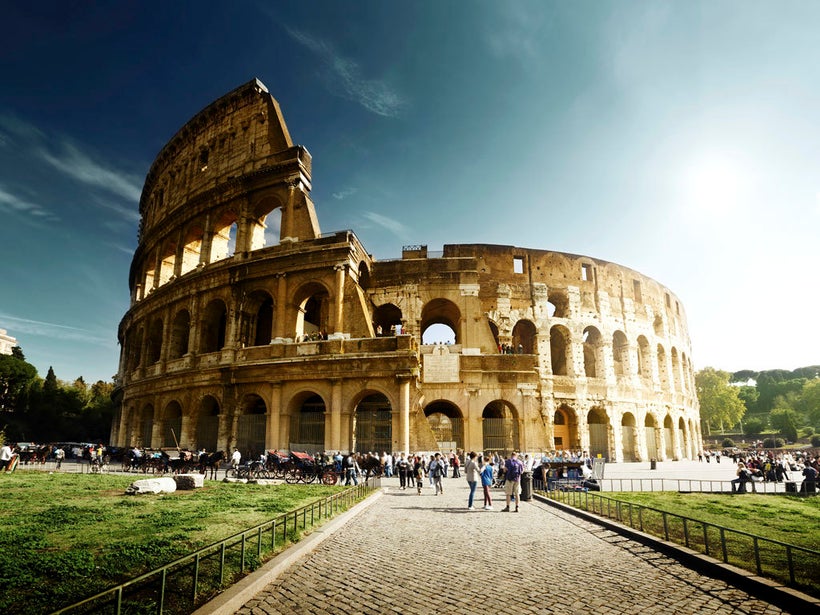 The Colosseum in Rome, Italy