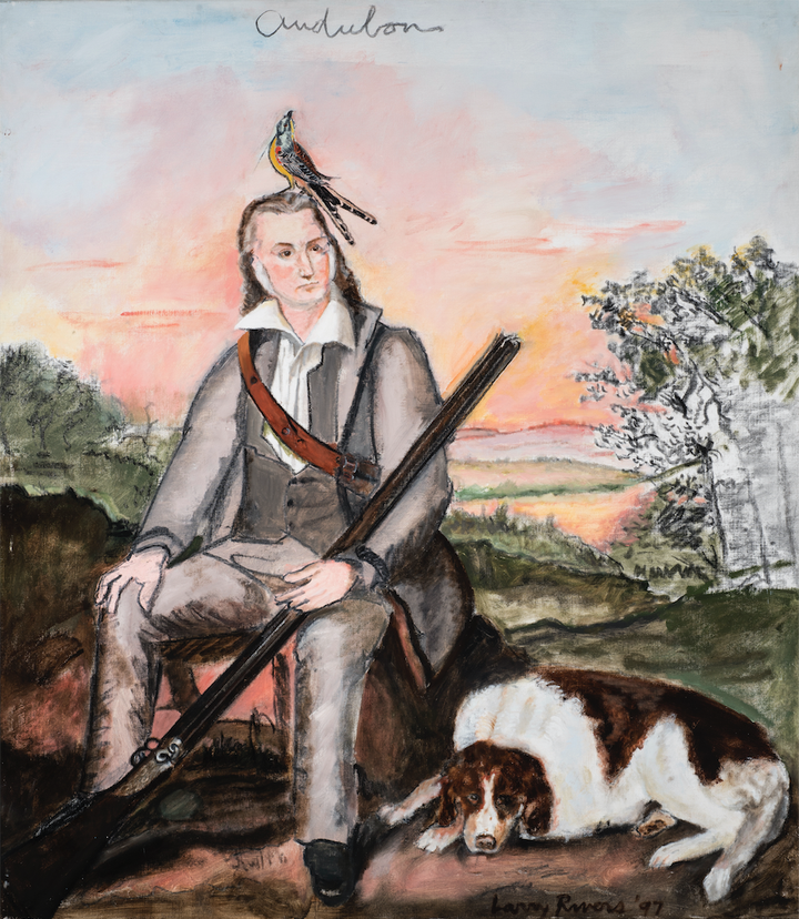 <p>Larry Rivers - <em>Portrait of James Audubon (Artist as Hunter)</em>, 1997</p>