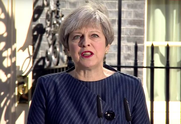 Theresa May announces she would like a general election on June 8