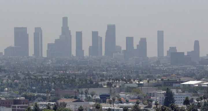 Los Angeles' air quality improved over the last year but it continues to have the nation's worst ozone pollution.