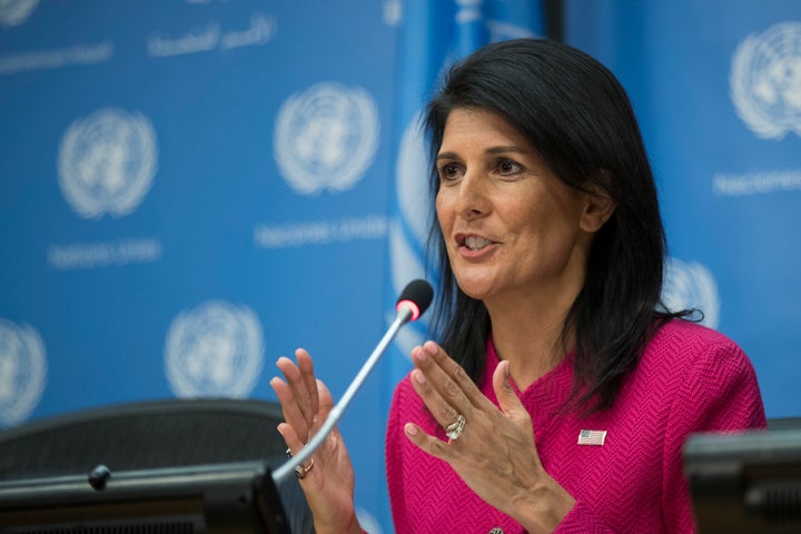 “We are against all forms of discrimination, including against people based on sexual orientation," Nikki Haley wrote.&