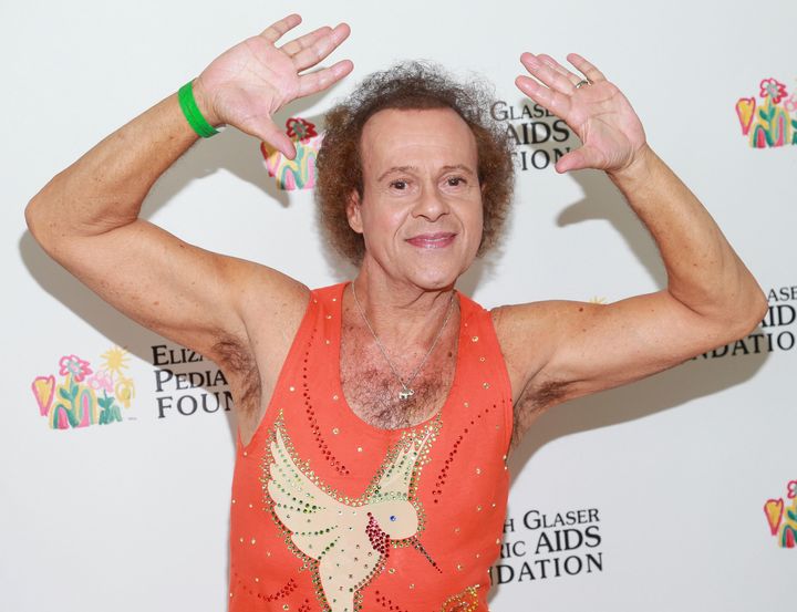 Richard Simmons was hospitalized at an “undisclosed location" on Monday. 