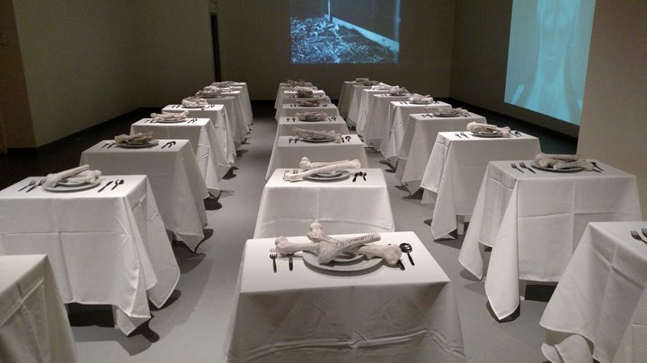 <p>Bug’s exhibit at the Dairy Arts Center</p>