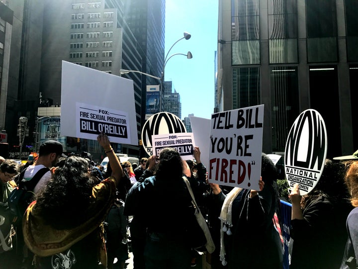 A photo from Tuesday's protest.