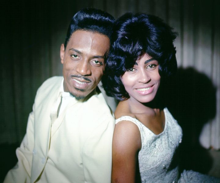 Ike and Tina Turner pose together in 1963.