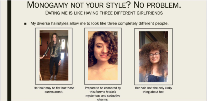 'Monogamy not your style? No problem.' 