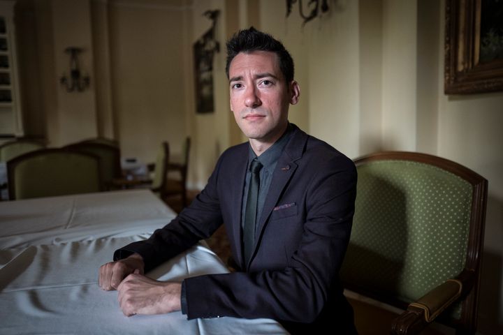 David Daleiden at the Value Voters Summit on Sept. 25, 2015, in Washington D.C. Just a few months prior, Daleiden had been crashing on the couch of Kohl Peifer's Orange County apartment while editing videos around the clock, Peifer says.