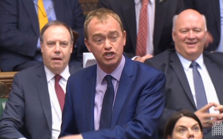Lib Dem leader Tim Farron says only his party can stop Theresa May winning the election.
