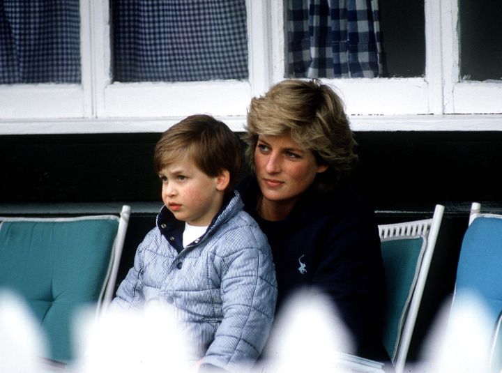 Prince William and Princess Diana 