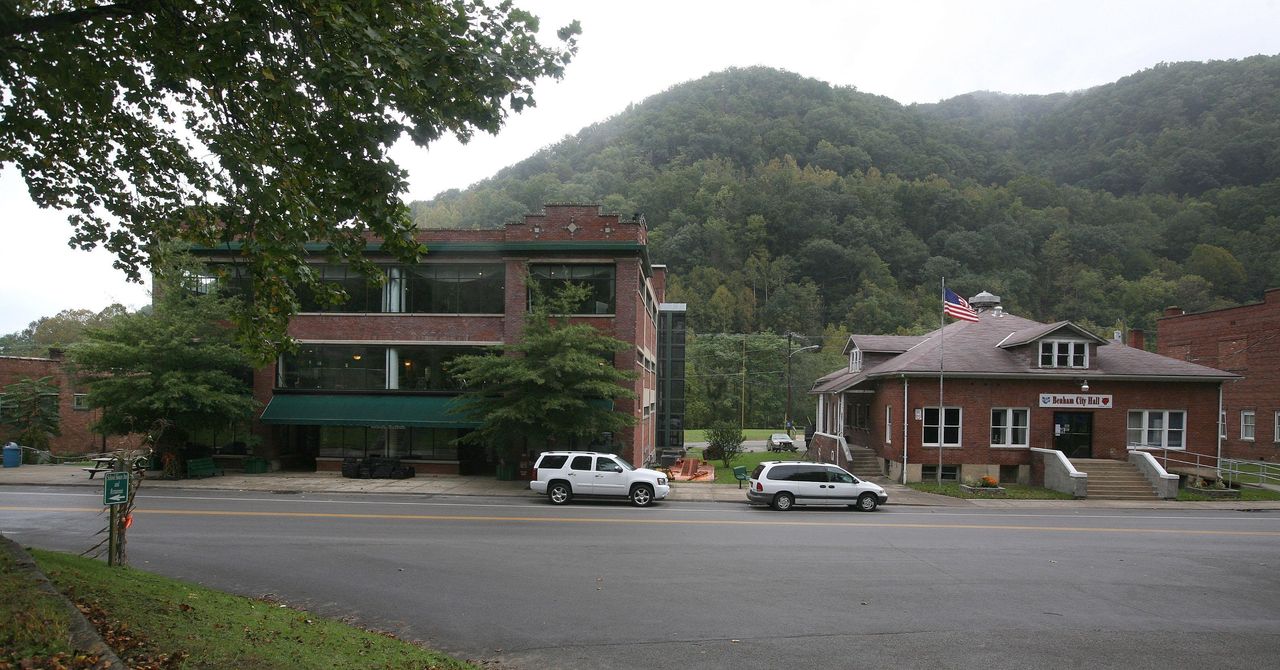 The Kentucky Coal Mining Museum, left, in Benham.