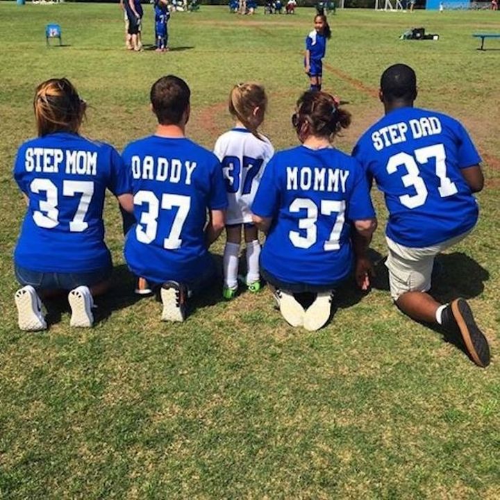 Emilee Player posted this photo on Facebook of her and her family at a soccer game. In less than a week, it has been shared more than 82,000 times. 